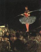 Jean-Louis Forain The Tightrope Walker painting